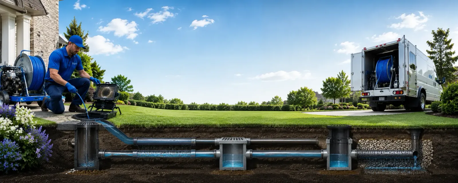 Outdoor drain cleaning information for Fort Meade, SD